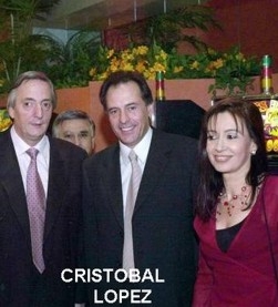 NK CFK y Cristobal Lopez