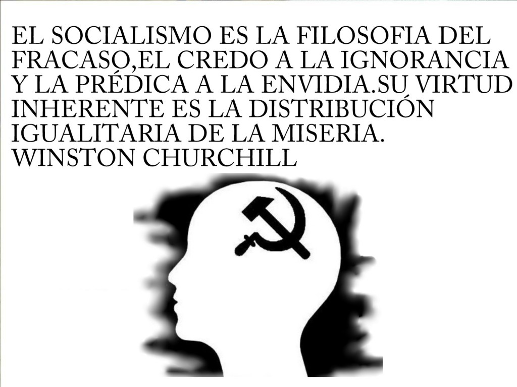 socialismo cita de churchill