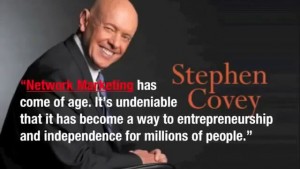 network marketing Stephen Covey