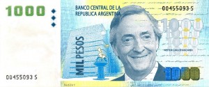 mil pesos k nestor kirchner