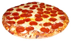 pizza grande de pepperoni