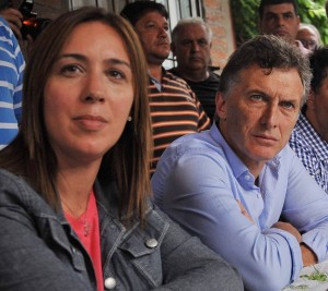 María Eugenia Vidal y Mauricio Macri