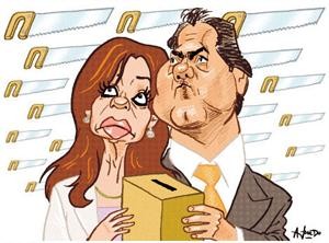 Cristina Kirchner y Daniel Scioli