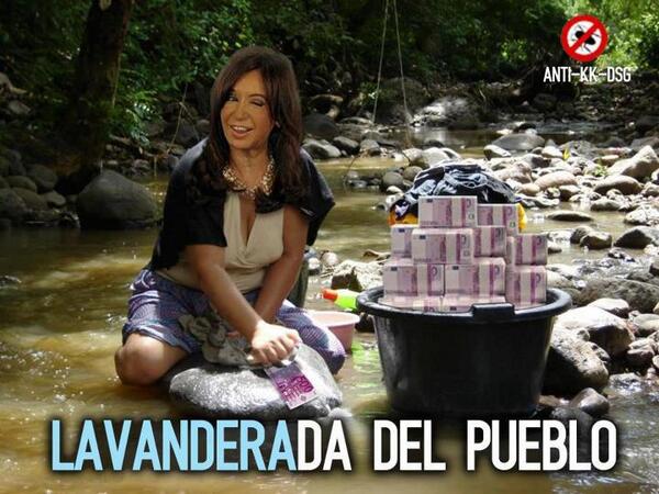 CFK lavanderada del pueblo