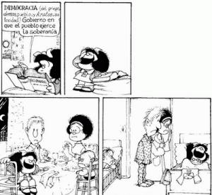 mafalda democracia