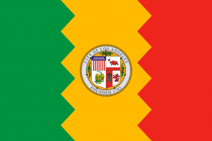 Los Angeles California bandera