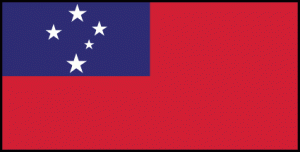samoa isla bandera