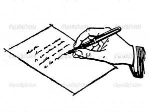 escribir a mano