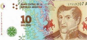 pesos billete de diez 2016