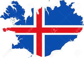 islandia bandera mapa