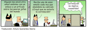 correlación no implica causalidad - Dilbert